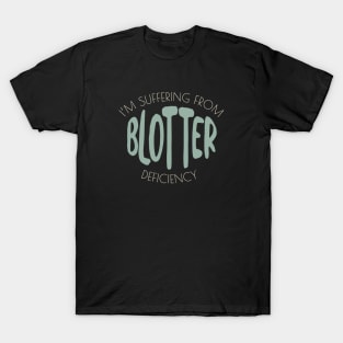 Funny BINGo Pun Blotter Deficiency T-Shirt